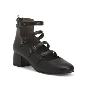 BC FOOTWEAR Black Tap Dance Low Heels